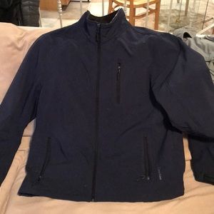 Calvin Klein Navy hard shell jacket L